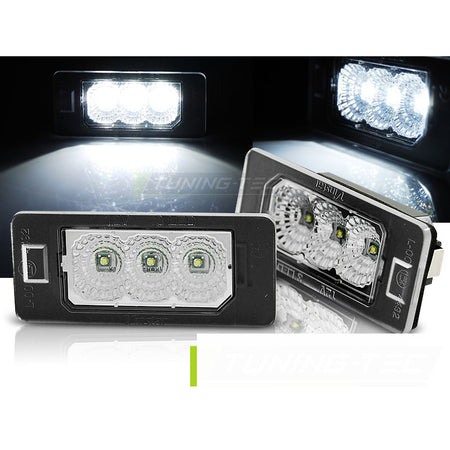Luci Targa LED Trasparenti per BMW Serie 3 E90 / F30 / F32 / E39 / E60 / F10