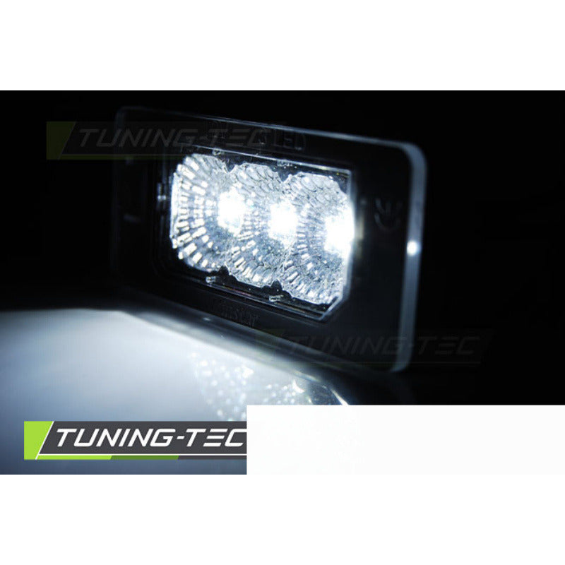 Luci Targa LED Trasparenti per BMW Serie 3 E90 / F30 / F32 / E39 / E60 / F10