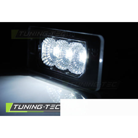 Luci Targa LED Trasparenti per BMW Serie 3 E90 / F30 / F32 / E39 / E60 / F10
