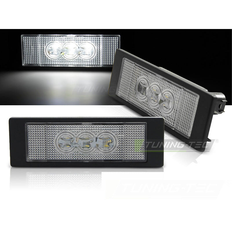 License LED 3X Fari Trasparente per BMW E63 E64 E81 E87 Z4 MINI (anni Vari)
