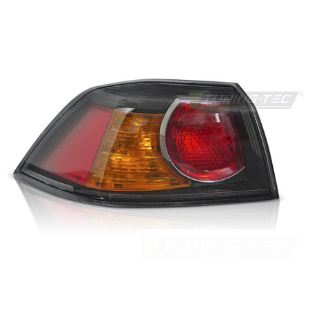 Fanale Posteriore Nero Sinistro Laterale Tyc per Mitsubishi Lancer 4D (08-16)