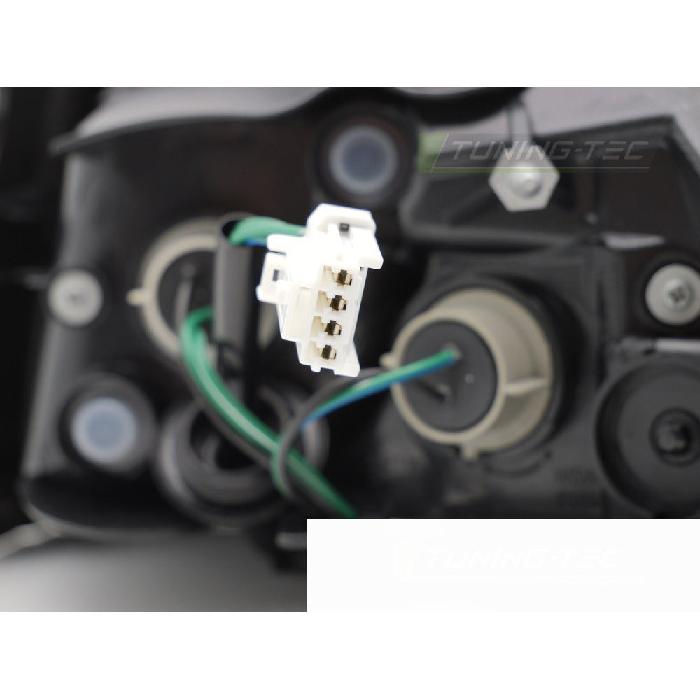 Fanale Posteriore Nero Sinistro Laterale Tyc per Mitsubishi Lancer 4D (08-16)