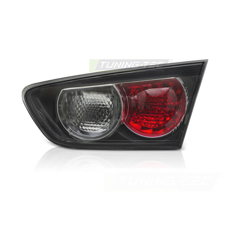 Fanale Posteriore Nero Destro Laterale Tyc Flap per Mitsubishi Lancer 4D (08-16)
