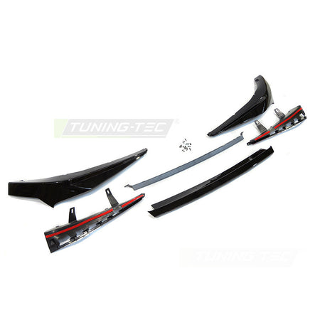 Spoiler Anteriore Nero Lucido Sport per BMW G30 G31 (anni 20-23)