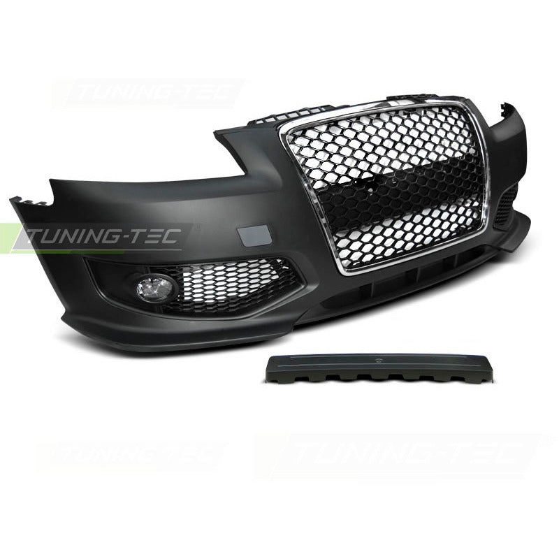 Anteriore Paraurti Sport Cromato Nero per Audi A3 (06.05-04.08) Paraurti