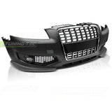 Anteriore Paraurti Sport Cromato Nero per Audi A3 (06.05-04.08) Paraurti