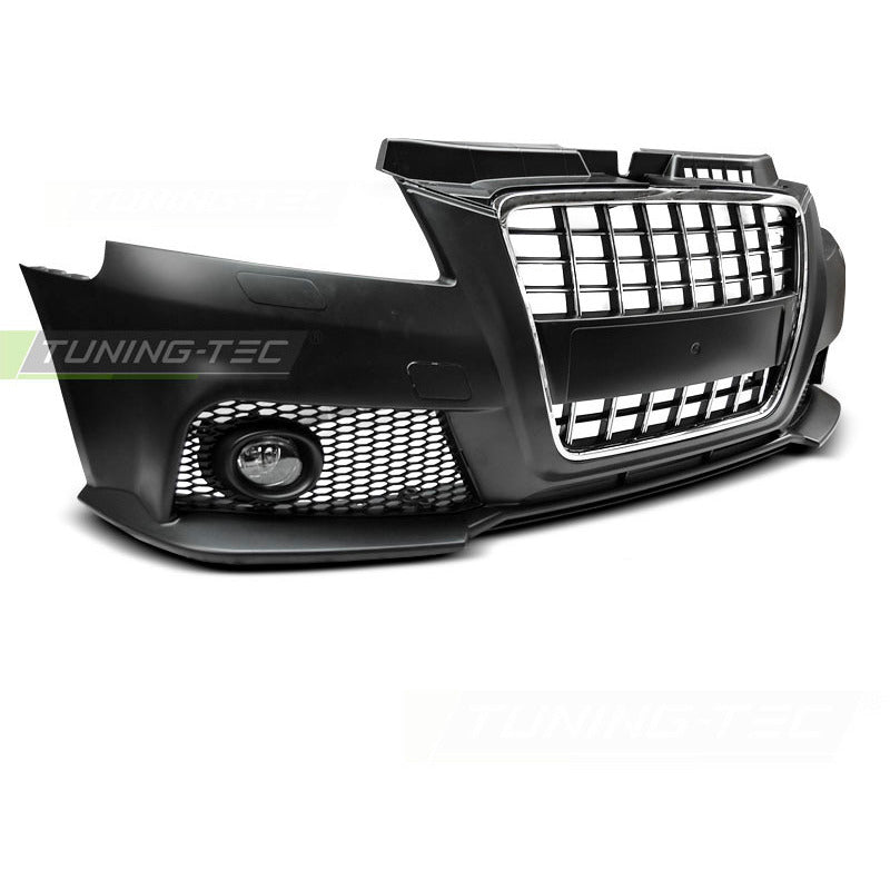 Anteriore Paraurti Sport Cromato Nero per Audi A3 (2008-2012) Paraurti Sportivo