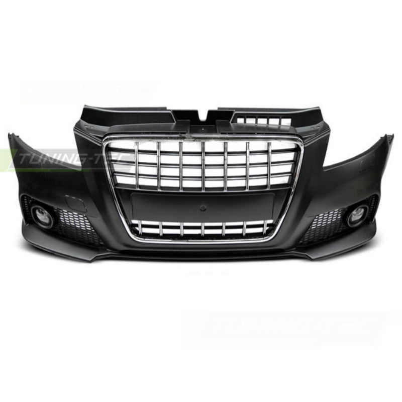 Anteriore Paraurti Sport Cromato Nero per Audi A3 (2008-2012) Paraurti Sportivo
