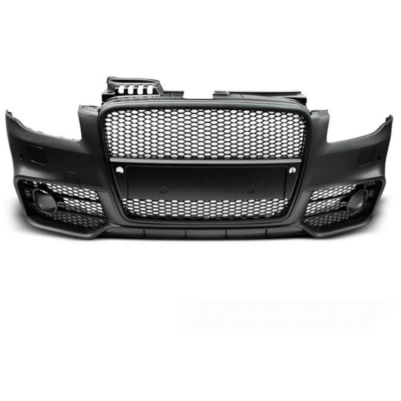 Anteriore Paraurti Sport Nero PDC per Audi A4 (2004-2008) con PDC