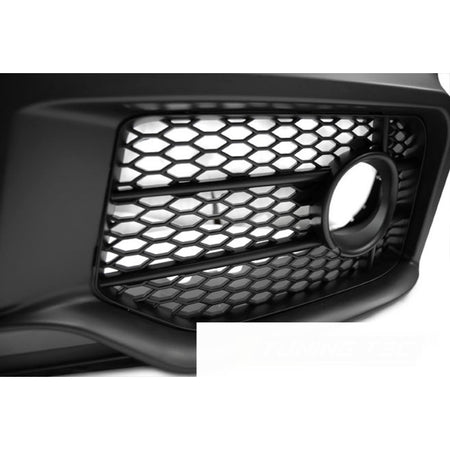 Anteriore Paraurti Sport Cromato Nero per Audi A4 (2004-2008) Paraurti Sportivo