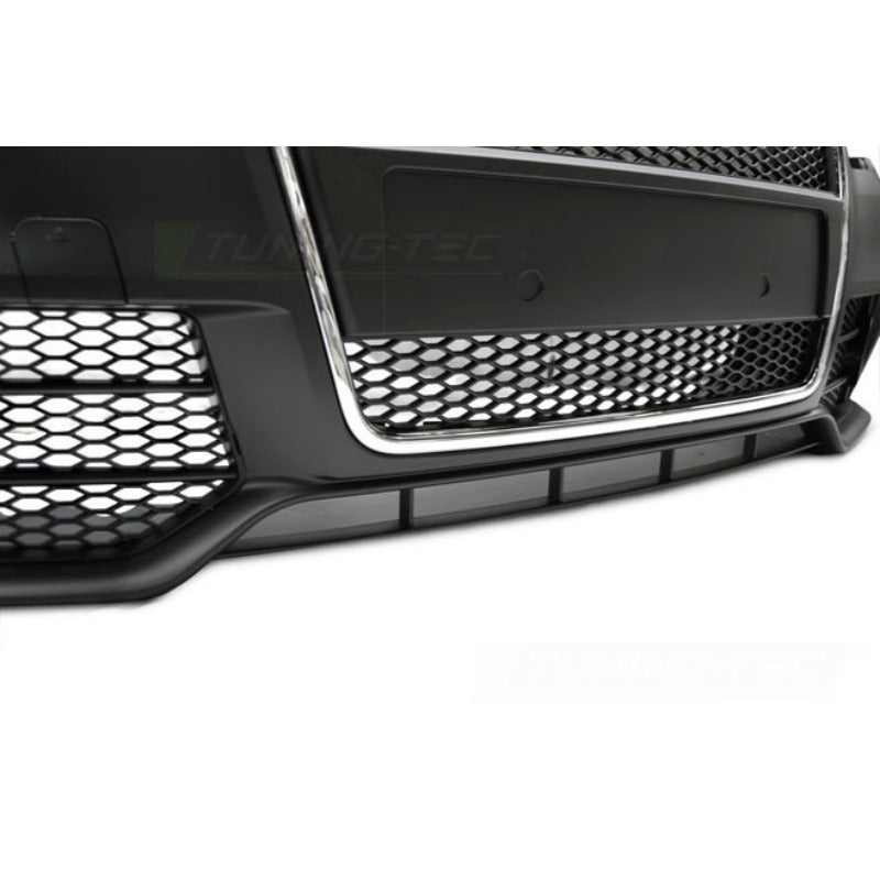 Anteriore Paraurti Sport Cromato Nero per Audi A4 (2004-2008) Paraurti Sportivo