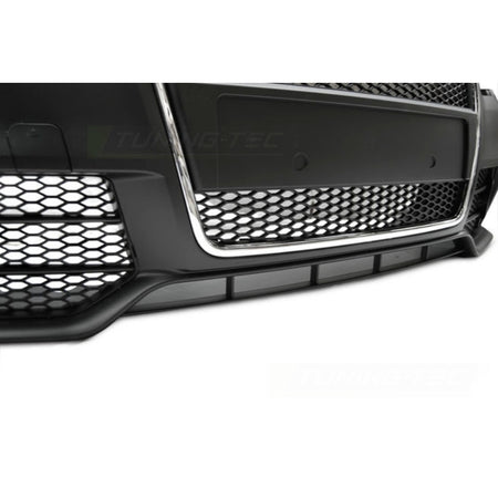 Anteriore Paraurti Sport Cromato Nero per Audi A4 (2004-2008) Paraurti Sportivo