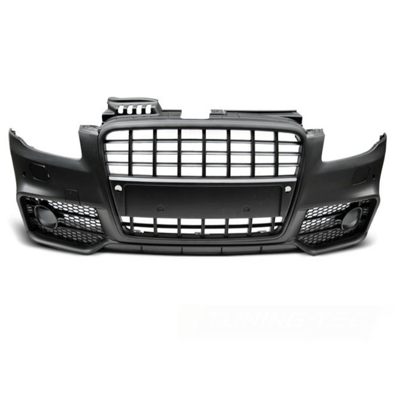 Anteriore Paraurti Sport Nero PDC per Audi A4 (2004-2008) con PDC
