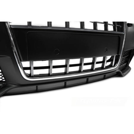 Anteriore Paraurti Sport Cromato Nero per Audi A4 (2004-2008) Paraurti Sportivo