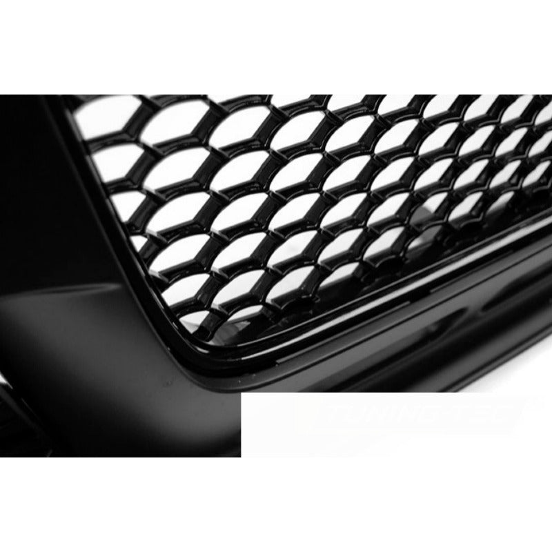 Anteriore Paraurti Sport Nero PDC per Audi A4 B8 (2012-2015) con PDC