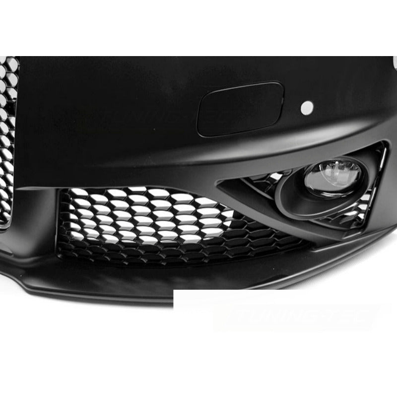Anteriore Paraurti Sport Nero PDC per Audi A4 B8 (2012-2015) con PDC