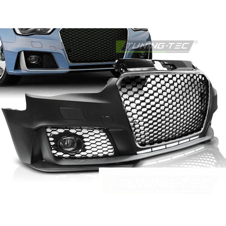 Anteriore Paraurti Sport Cromato Nero per Audi A3 (2012-2016) Paraurti Sportivo
