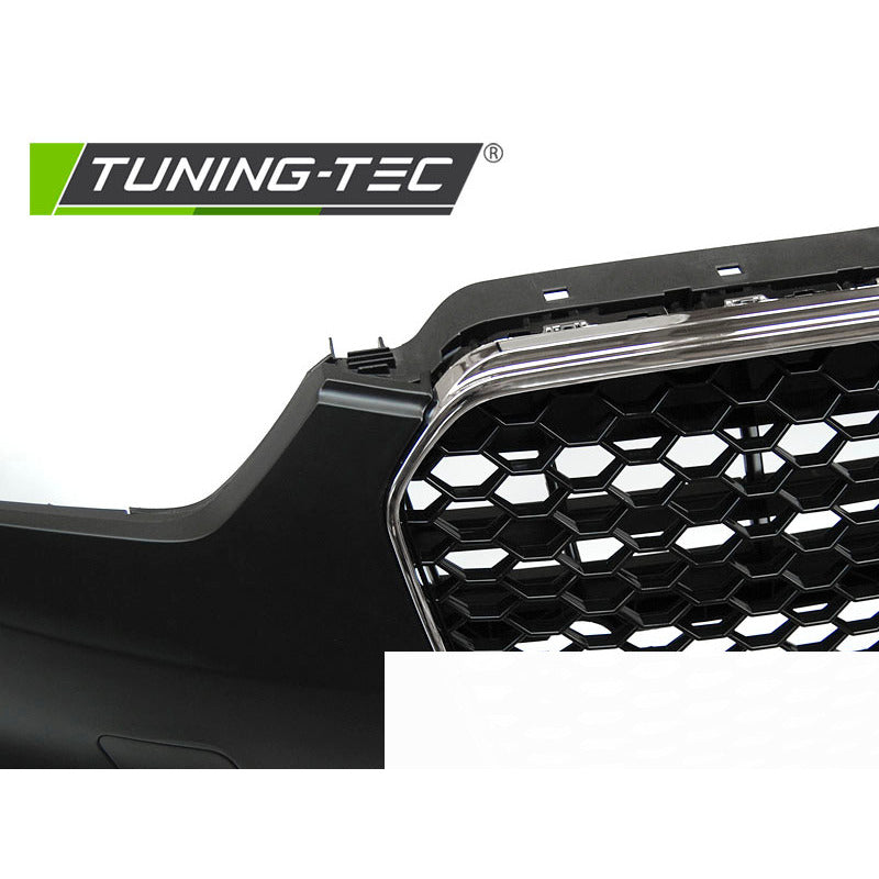 Anteriore Paraurti Sport Cromato Nero PDC per Audi A5 (2011-2016) con PDC