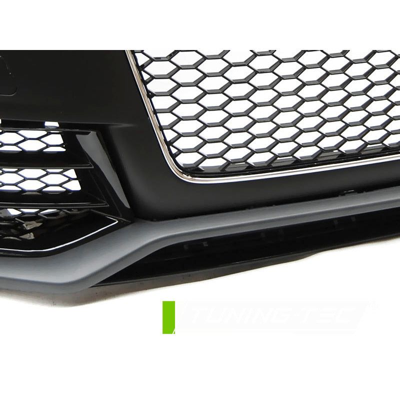 Anteriore Paraurti Sport Cromato Nero PDC per Audi A5 (2011-2016) con PDC