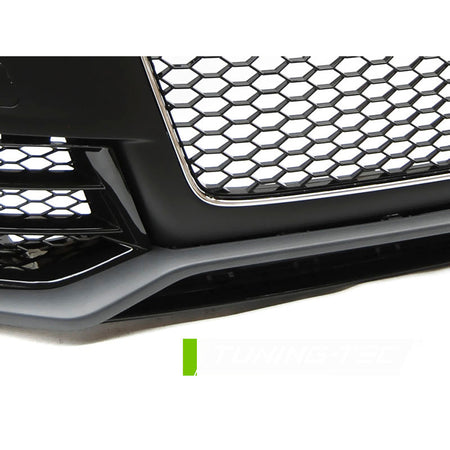 Anteriore Paraurti Sport Cromato Nero PDC per Audi A5 (2011-2016) con PDC