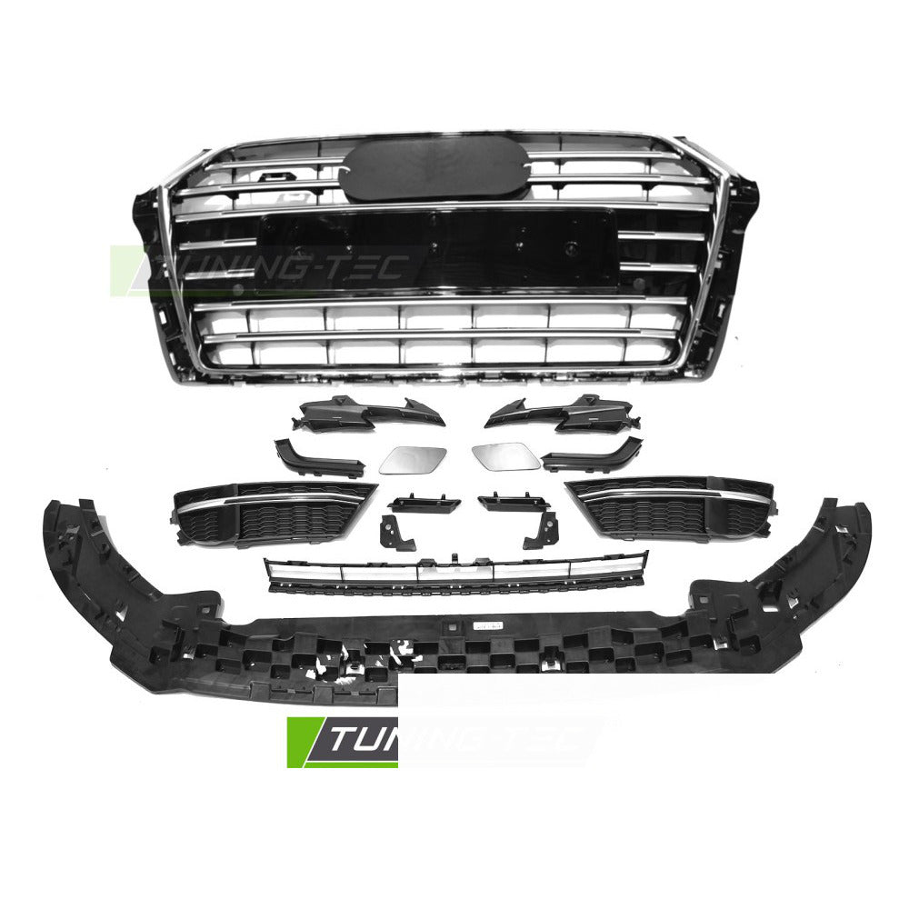 Anteriore Paraurti Sport S Style PDC per Audi A3 8V (2017-2020) con PDC