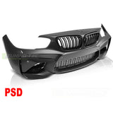 Anteriore Paraurti Sport Style PDC per BMW Serie 1 F20 (anni 15-18) con PDC