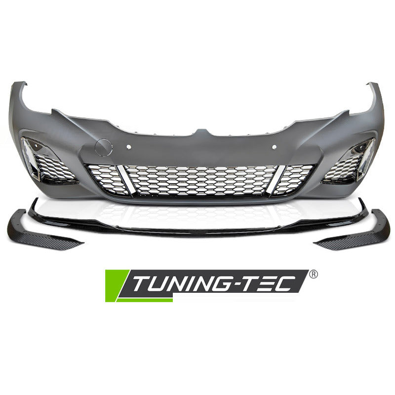 Anteriore Paraurti 340 Performance PDC Effetto Carbonio per BMW G20/G21