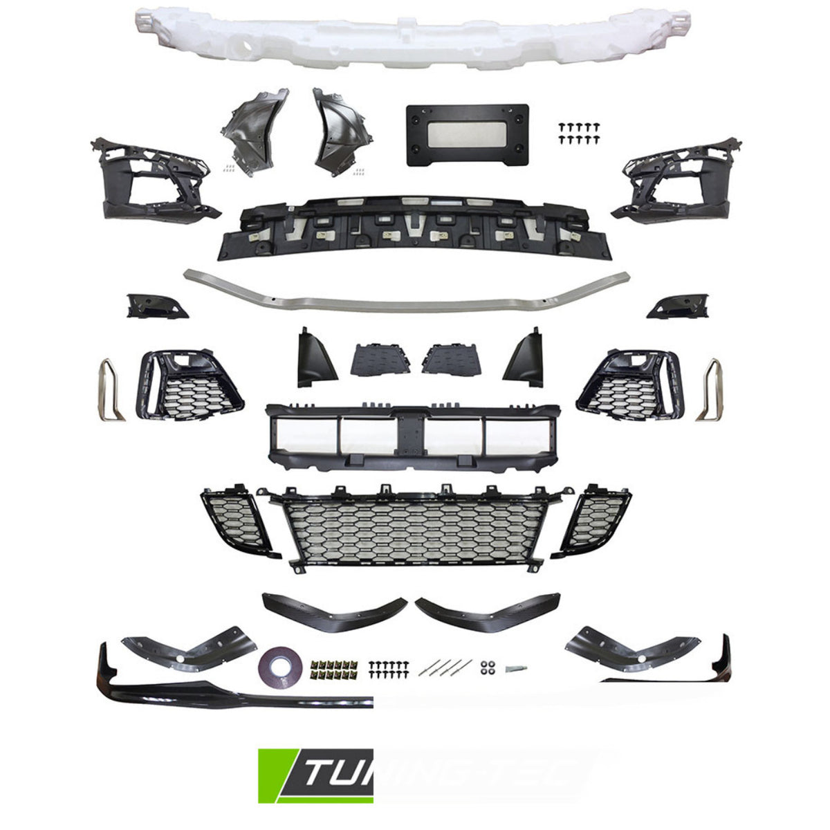 Anteriore Paraurti 340 Performance PDC Effetto Carbonio per BMW G20/G21