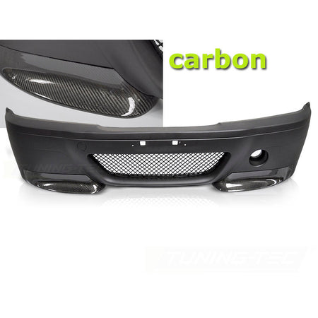 Anteriore Paraurti CSL Look Carbon per BMW E46 4D (1998-2005) Paraurti Sportivo