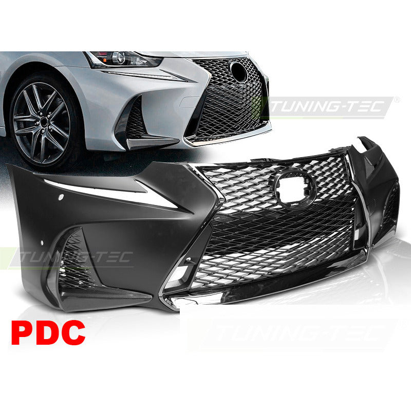 Anteriore Paraurti F Sport Look PDC per Lexus IS III (2017-2020) Universale