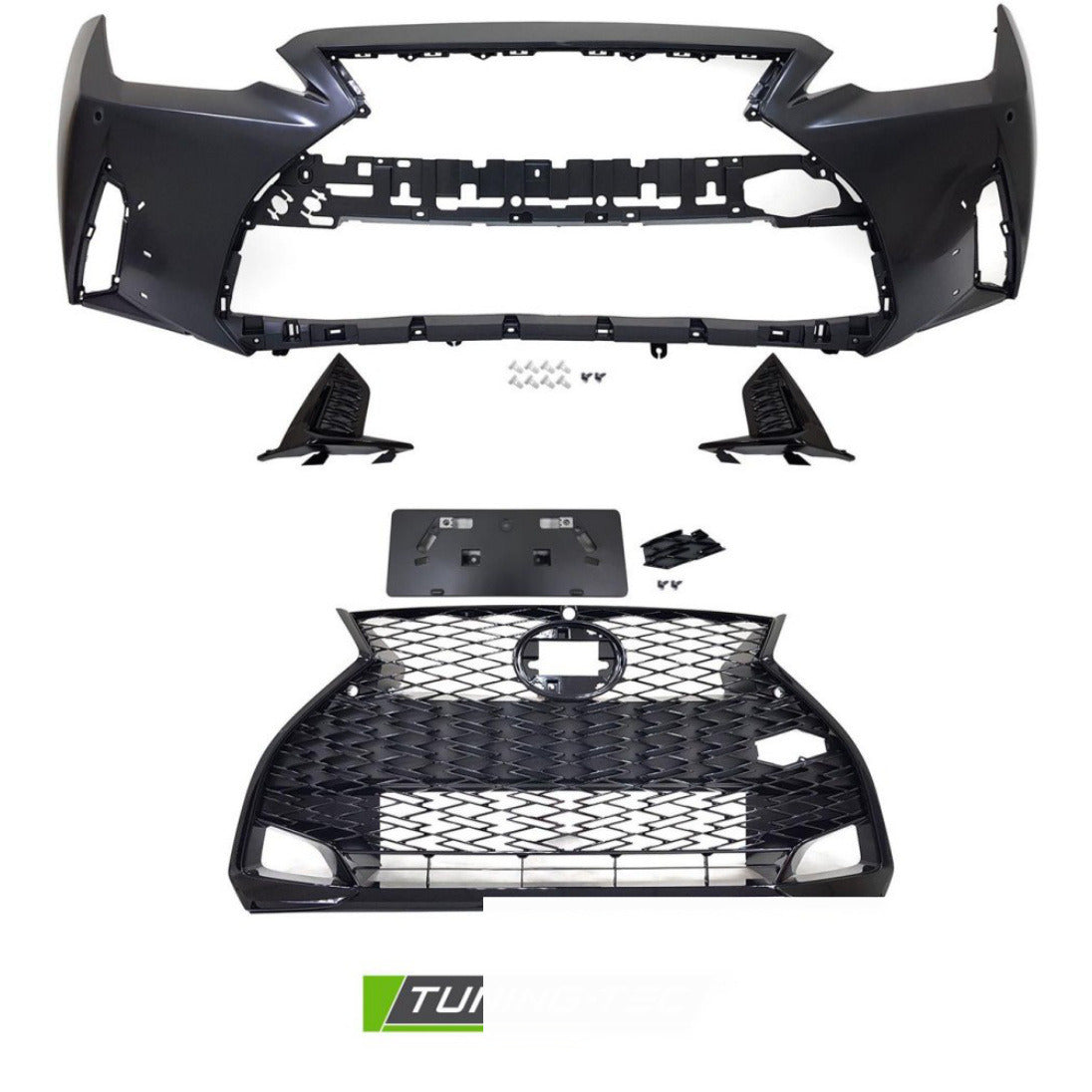Anteriore Paraurti F Sport Look PDC per Lexus IS IV (20-)