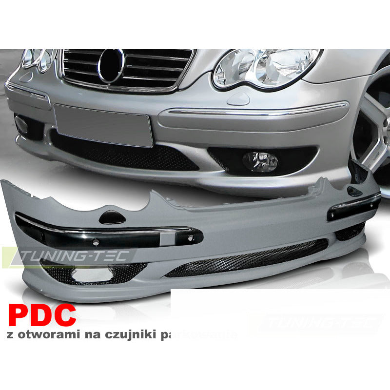 Anteriore Paraurti Sport PDC per Mercedes W203 (anni 2000-2004) Paraurti