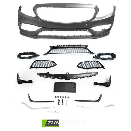 Anteriore Paraurti Sport PDC per Mercedes W205 (2014-2018) Paraurti Sportivo