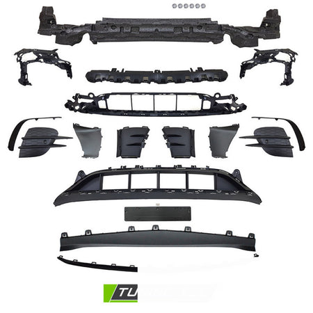 Anteriore Paraurti Sport PDC Nero per Mercedes W213 (2020-2023) Paraurti