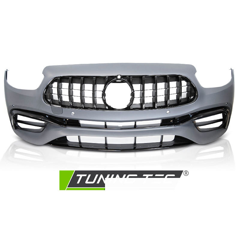 Anteriore Paraurti Sport PDC Nero per Mercedes W213 (2020-2023) - Paraurti