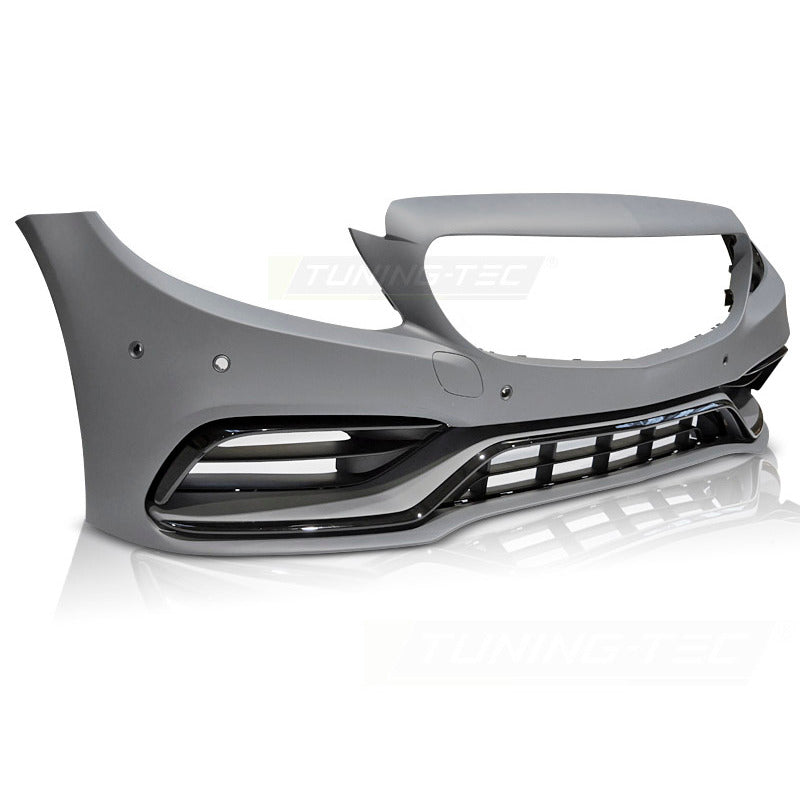 Anteriore Paraurti Sport Nero per Mercedes W205 (anni 2018-2021)