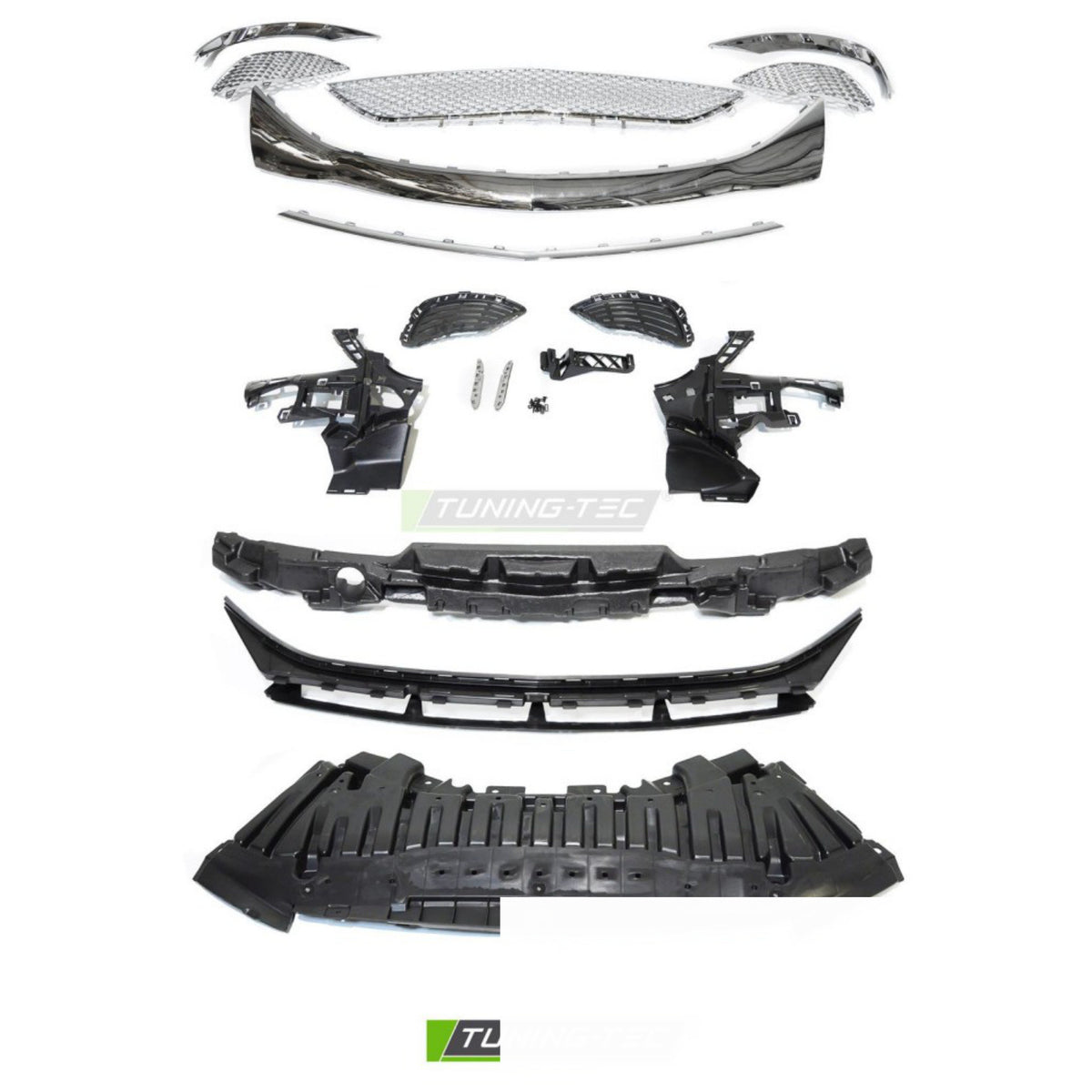 Anteriore Paraurti Sport Cromato PDC per Mercedes Classe S W222 (2013-2017)