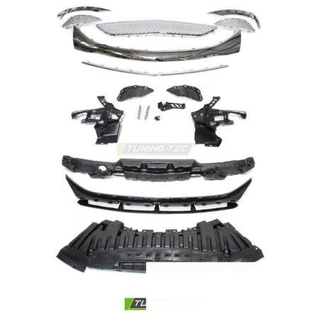 Anteriore Paraurti Sport Cromato PDC per Mercedes Classe S W222 (2013-2017)