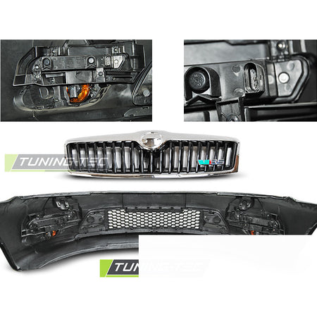 Anteriore Paraurti Sport per Škoda Octavia II (2009-2013) Paraurti Sportivo