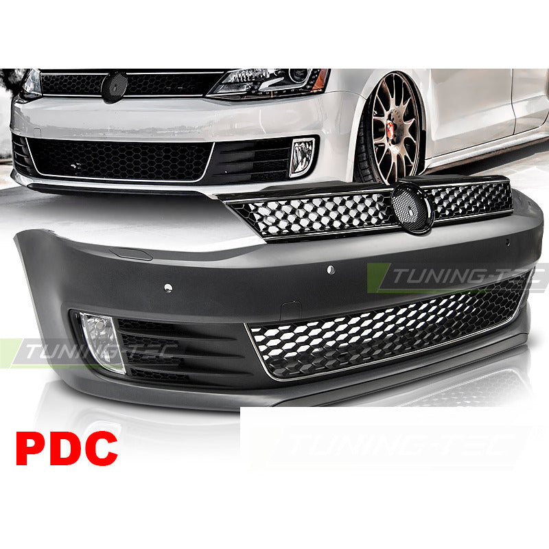 Anteriore Paraurti Sport PDC per Volkswagen Jetta VI (2011-2014) con PDC