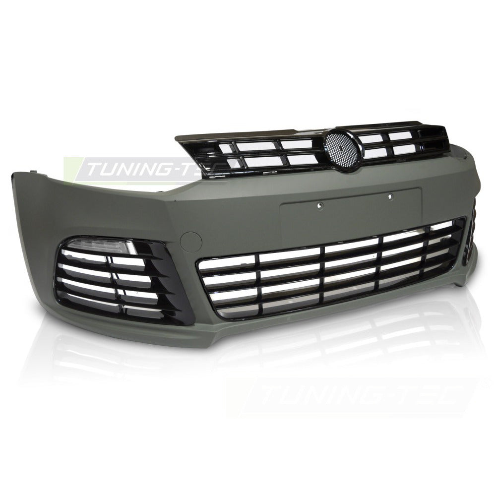 Anteriore Paraurti R Style per Volkswagen Polo 6R (2009-2017) Paraurti Sportivo