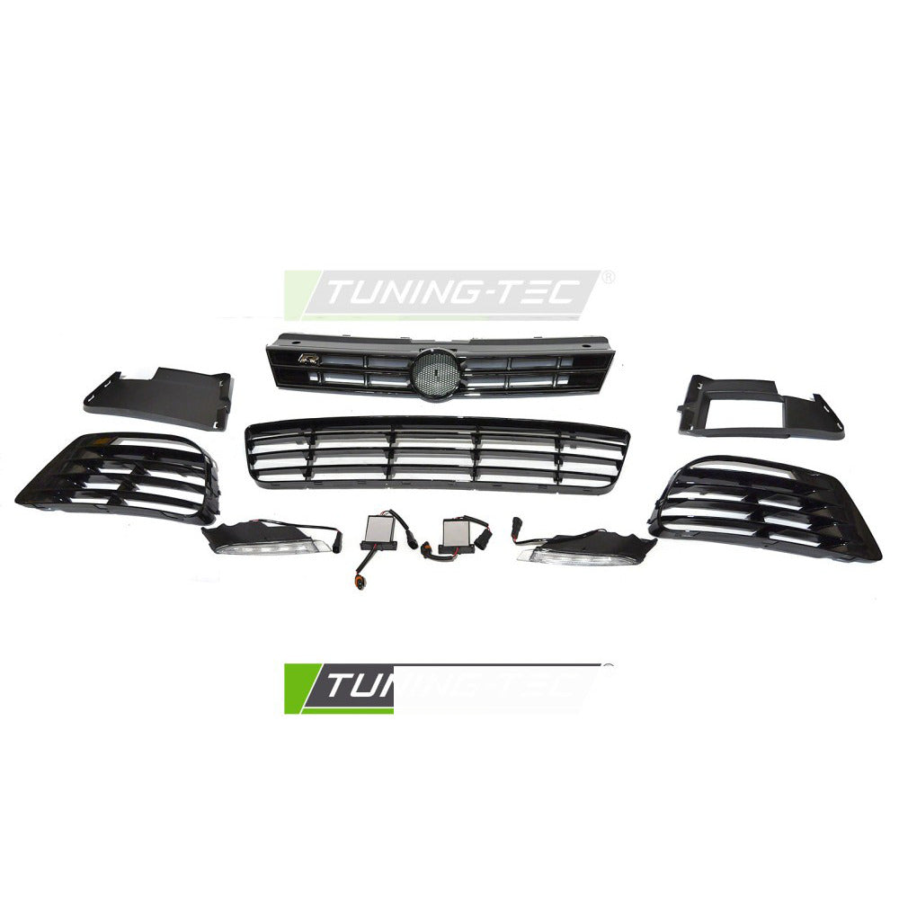Anteriore Paraurti R Style per Volkswagen Polo 6R (2009-2017) Paraurti Sportivo