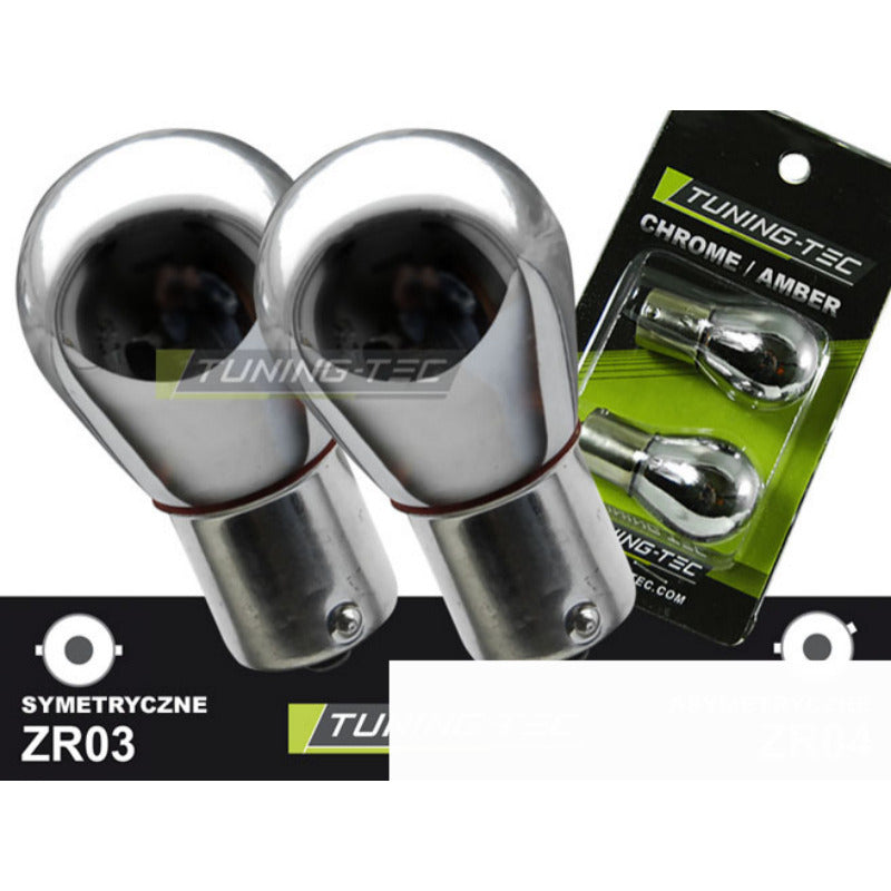 Turn Signal Lampadine Cromato Asymmetry per Auto Universale - Luci Indicatori