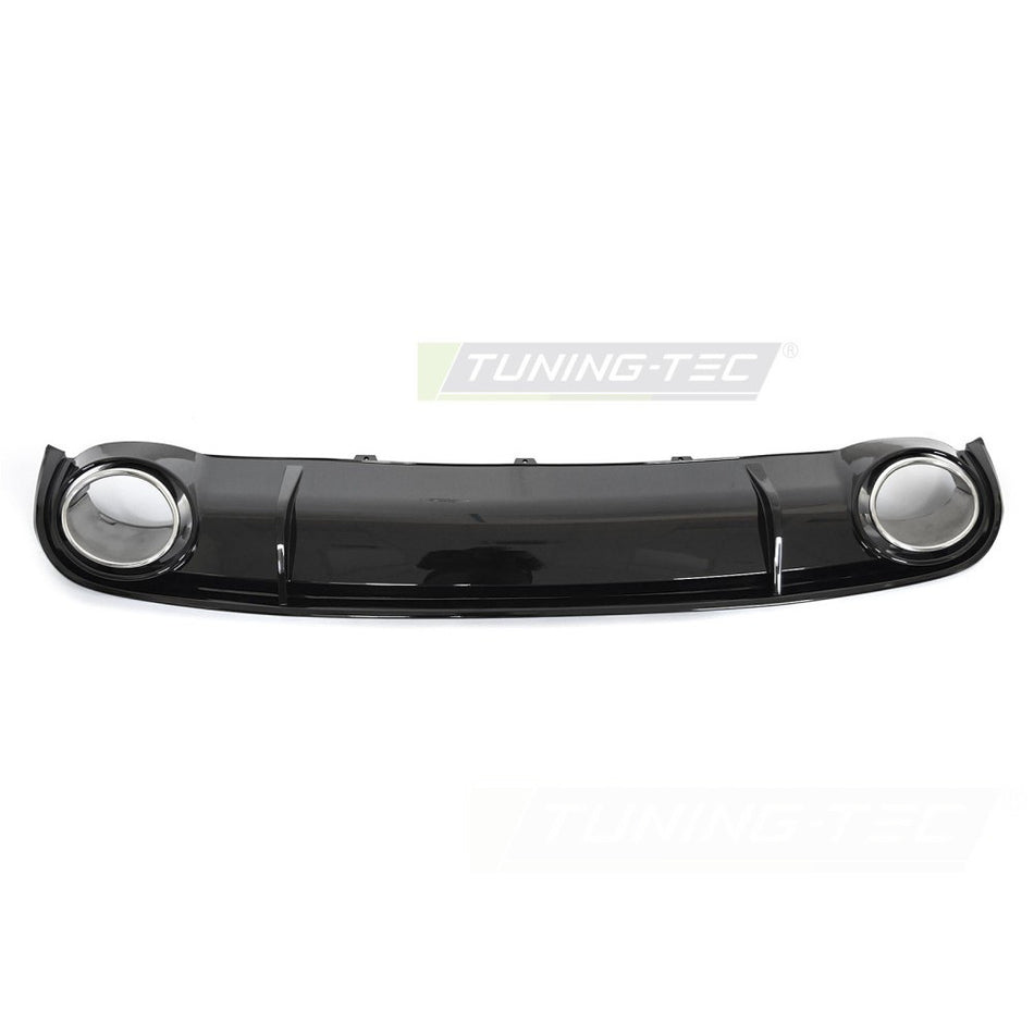 Diffusor Singolo Outlet Nero Lucido Sport Style per Audi A4 B8 (2008-2011)