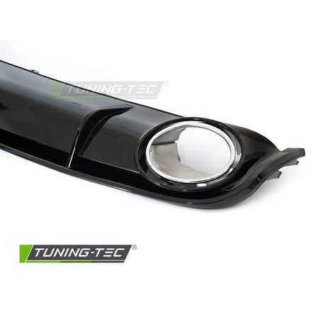 Diffusor Singolo Outlet Nero Lucido Sport Style per Audi A4 B8 (2008-2011)