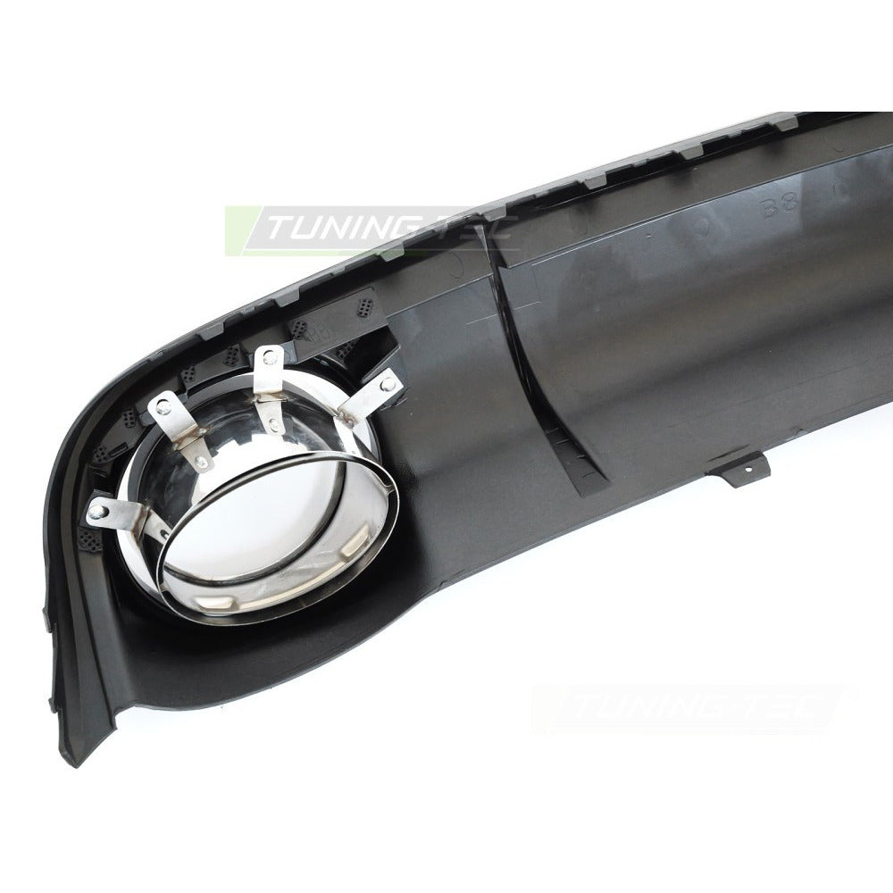 Diffusor Singolo Outlet Nero Lucido Sport Style per Audi A4 B8 (2008-2011)