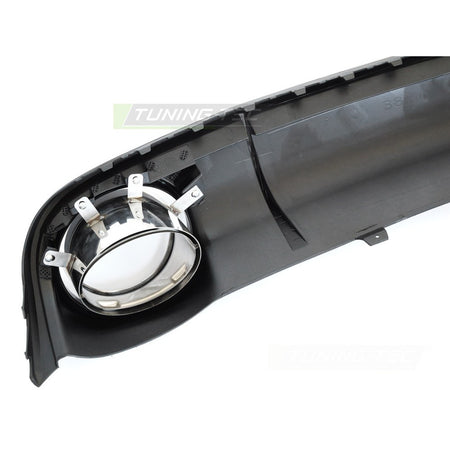 Diffusor Singolo Outlet Nero Lucido Sport Style per Audi A4 B8 (2008-2011)