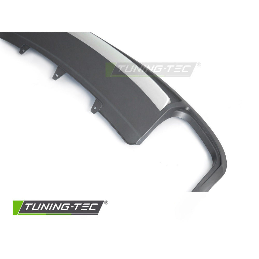 Diffusor Singolo Outlet Argento Sport S Style per Audi A4 B8 (2008-2011)