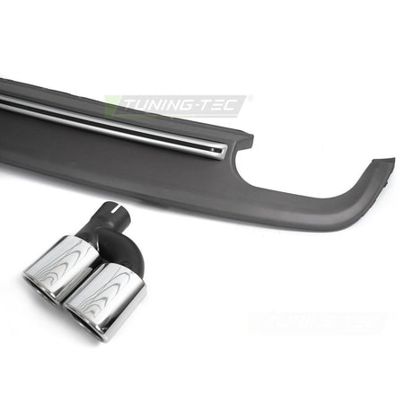 Diffusor Twin Outlet Argento Sport S Style per Audi A5 8T (2011-2016)