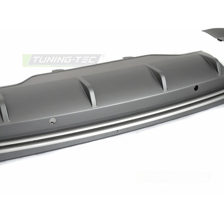 Diffusor Twin Outlet PDC Argento Sport S Style per Audi Q5 8R (2008-2012)